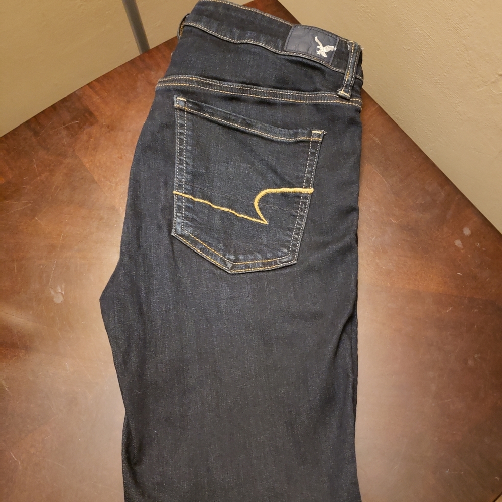 Dark wash AE jegging